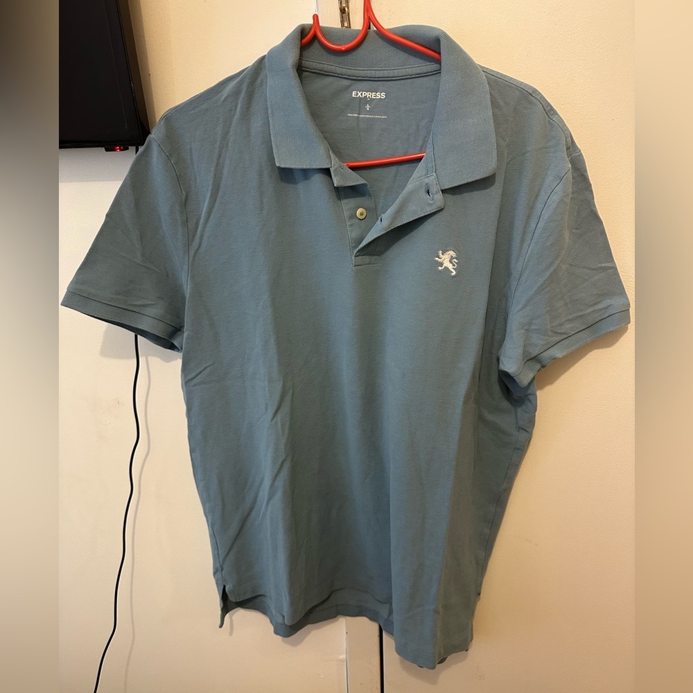 Mens Express Baby Blue Polo